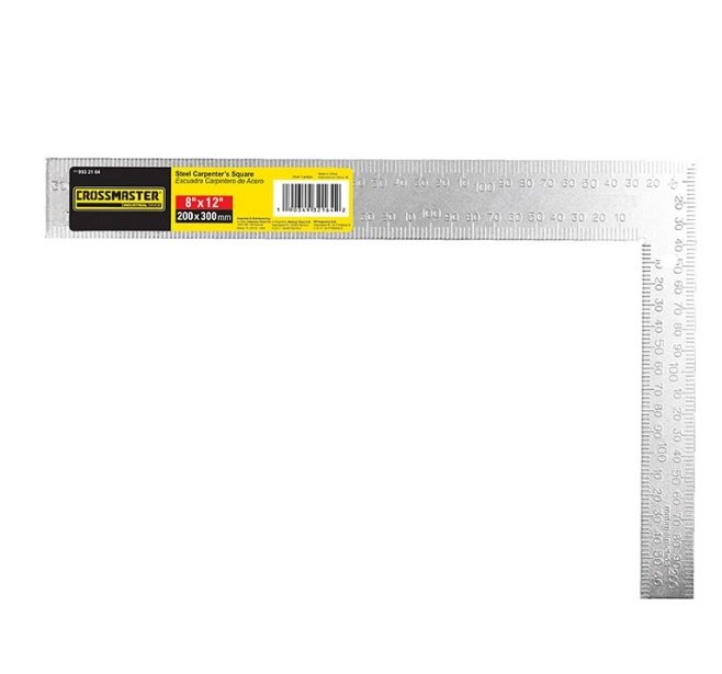 ESCUADRA CARPINTERO ACERO 400x600mm