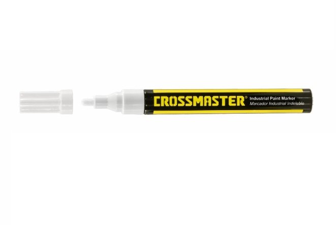 MARCADOR INDELEBLE BLANCO X 2 CROSMASTER