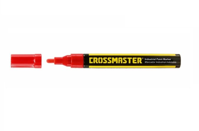MARCADOR INDELEBLE ROJOX 2 CROSMASTER