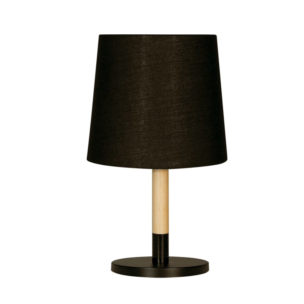 LAMPARA DE MESA MADERA TOKIO NEGRA
