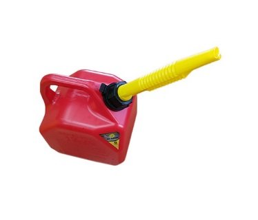 BIDON DRIVEN ROJO CON PICO 5 LTS HOMOLOGADO COMBUSTIBLE
