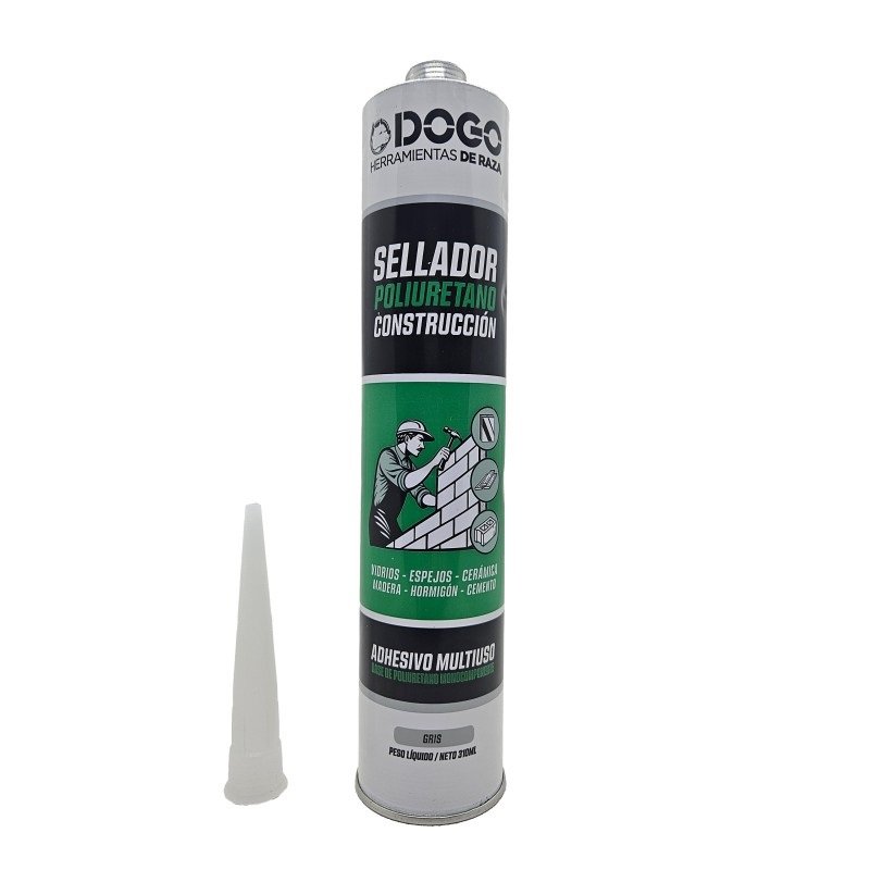 SELLADOR POLIURETANO CONSTRUCCION GRIS DOGO 310ML
