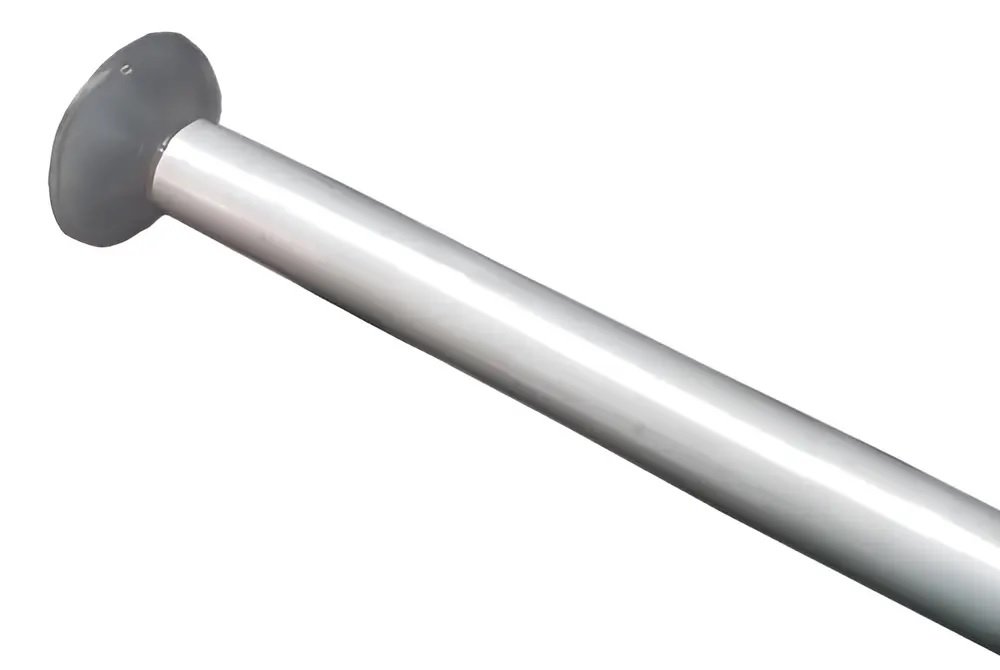 CAÑO BARRAL CORTINA BAÑO COMUN 1.4 A 2.2 MTS ALUMINIO B-C
