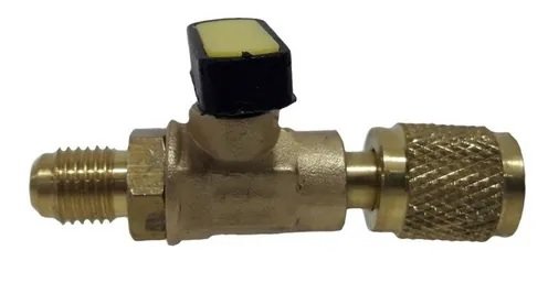 LLAVE ESFERICA REFRIGERACION 1/4FHROTA x 1/4FM FIJO