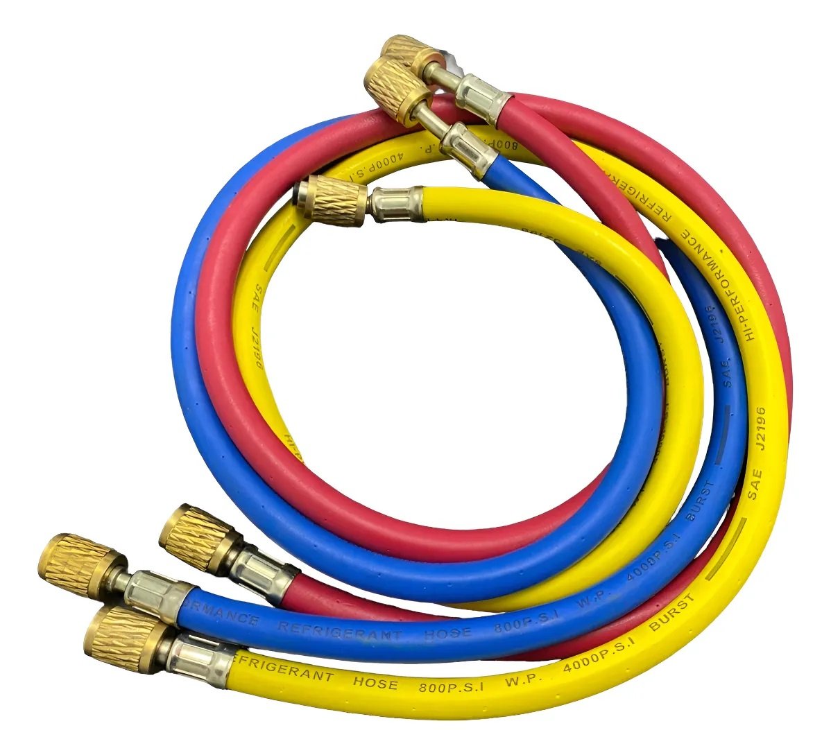 JUEGO DE MANGUERAS 4000PCI 150CM P/GAS R410 MANIFOLD