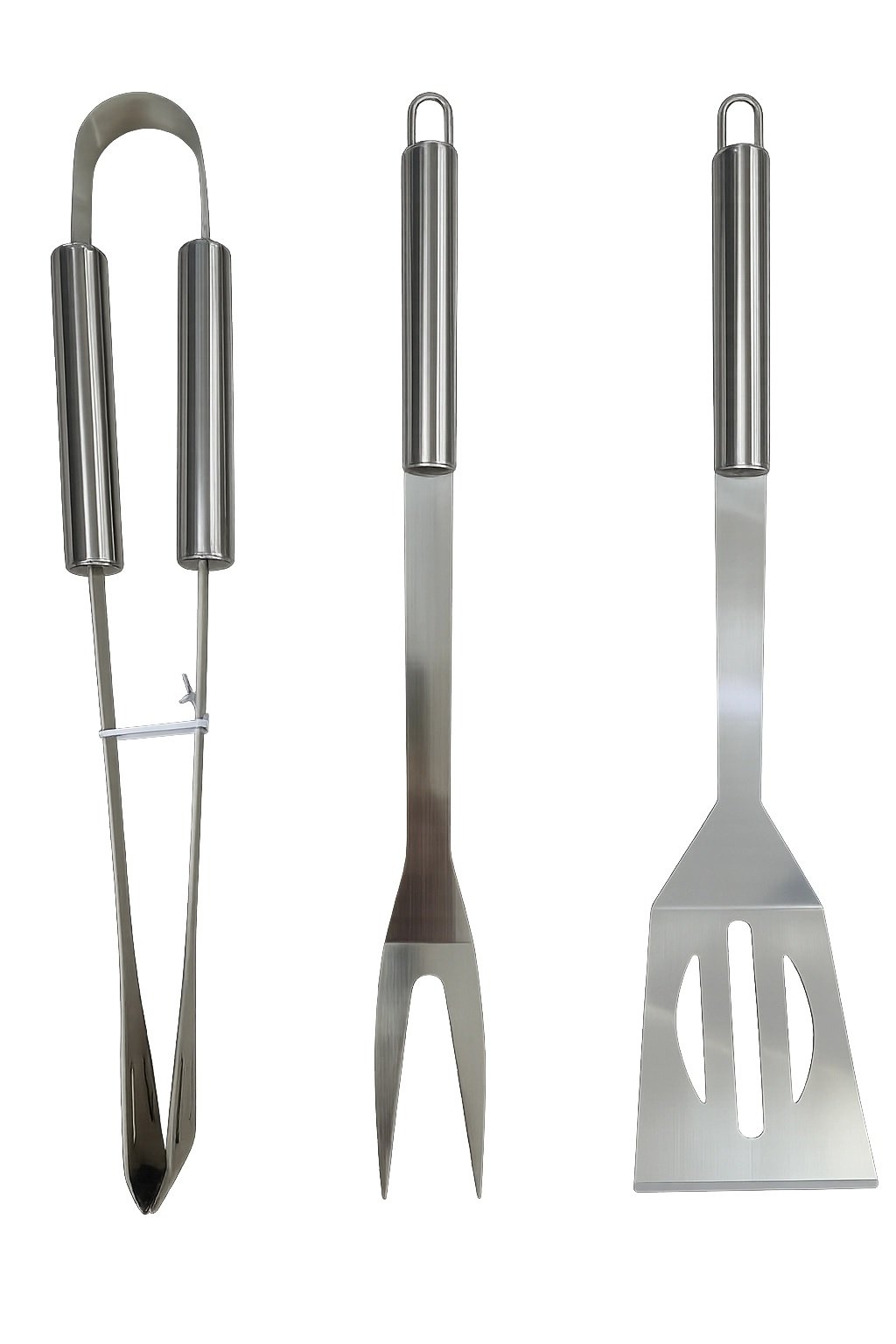 KIT ASADOR FEMA MANGO DE ACERO 3 PZS