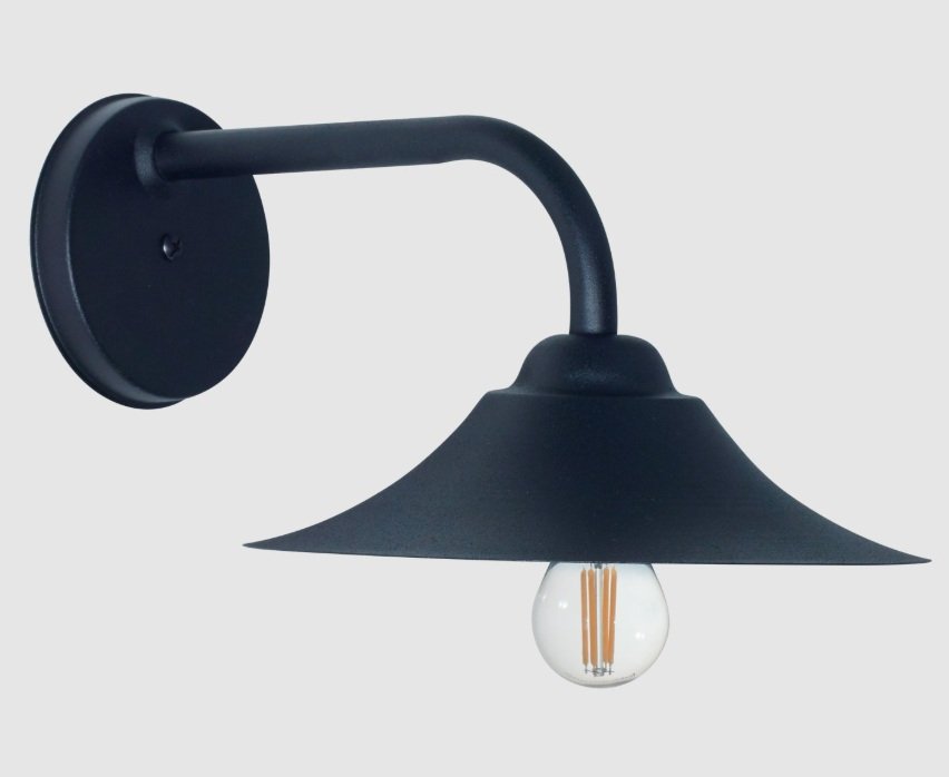 APLIQUE PARED BERLIN NEGRO AP-161N/T