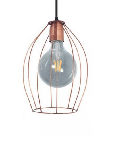 COLGANTE JAULA FERRO C-128 COBRE