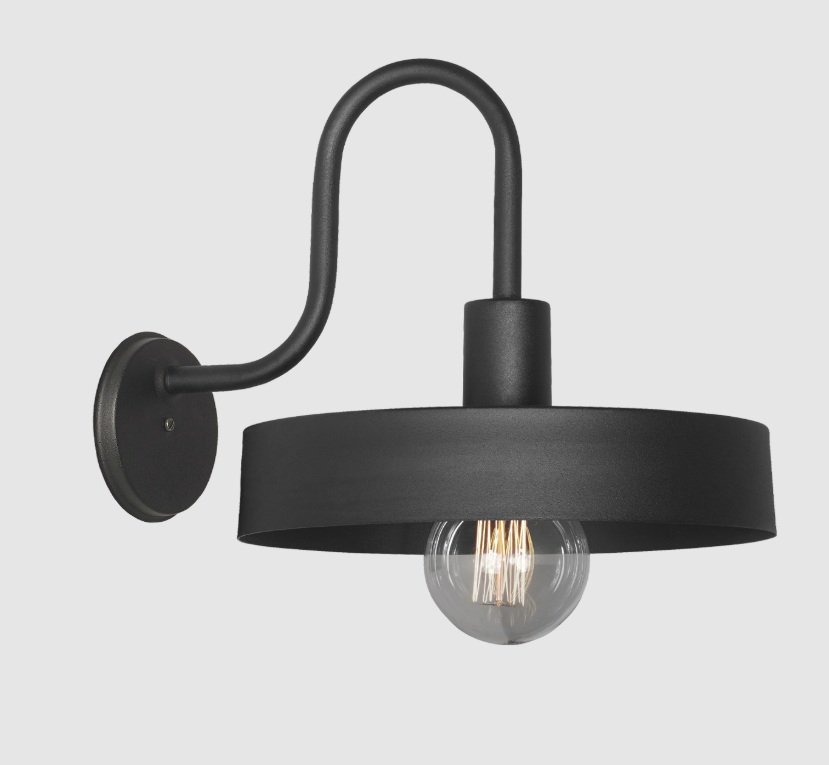 APLIQUE CAGLIARI NEGRO AP-138N/T