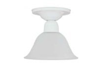 APLIQUE TECHO C/TULIPA BCO/NEGRO P-150