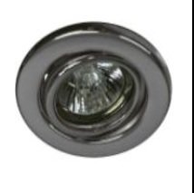 SPOT DE EMBUTIR CHAPA BLANCO FERROLUX 105MM C/ZOC SE-113