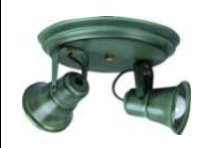 PLATO FERROLUX 2 LUCES SR-220 / BCO-NGR