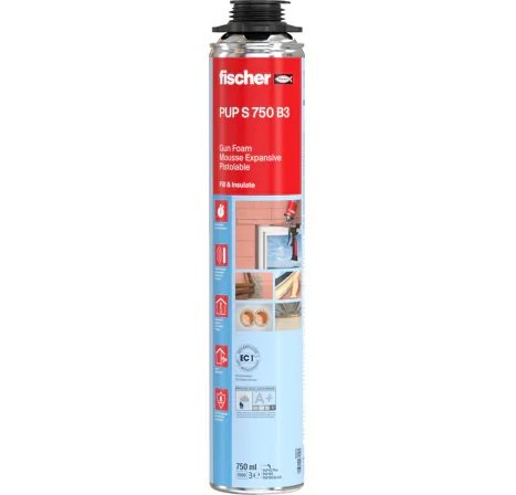 ESPUMA PUP DE POLIURETANO 750ML (B2) FISCHER P/PISTOLA