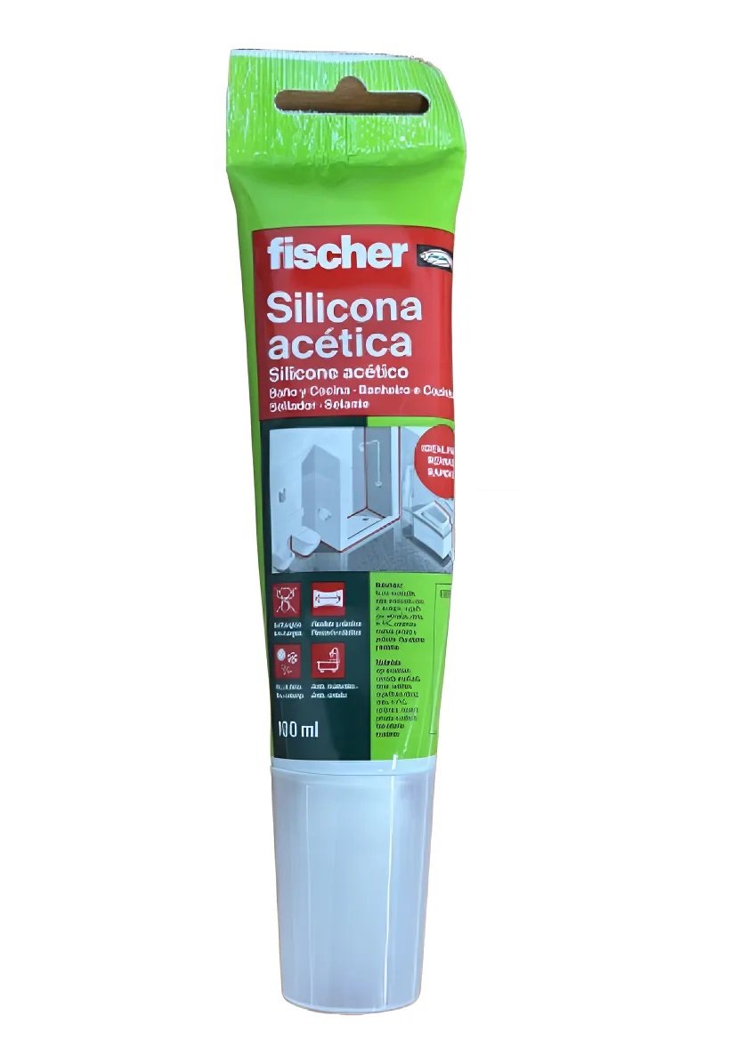 SILICONA ACETICA FISHER 100ML BLANCA