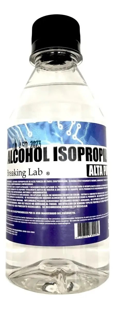 AGENTE LIMPIEZA ALCOHOL ISOPROPILICO 250ml ELECTRONICA