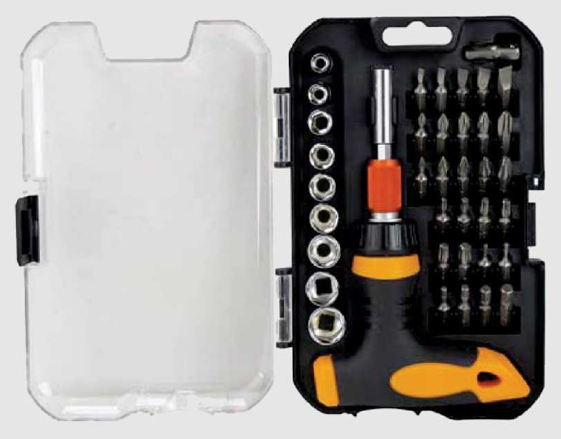SET DE DESTORNILLADOR C/CRIQUE 39 PIEZAS JA 6360