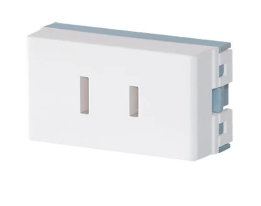 TOMACORRIENTE BIPOLAR 125Vca - 15A BLANCO JL