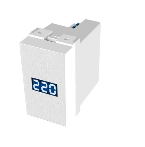 MEDIDOR DE VOLTAJE 50-300Vca BLANCO PLATINUM
