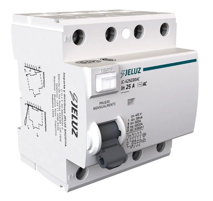 DISYUNTOR DIFERENCIAL 4X63 JELUZ 300mA