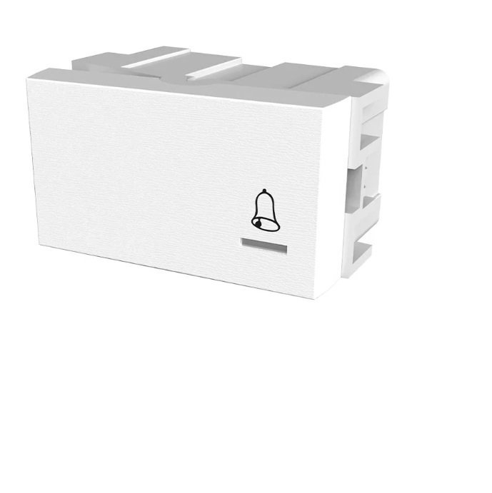 MODULO PULSADOR PLATINUN BLANCO