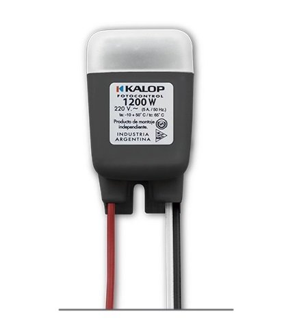 FOTOCELULA KALOP 1200 W NEGRA 220V