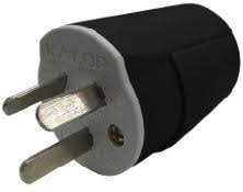 FICHA MACHO HEAVY DUTY KALOP NEGRA