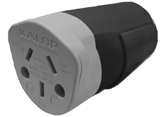 FICHA HEMBRA HEAVY DUTY KALOP NEGRA