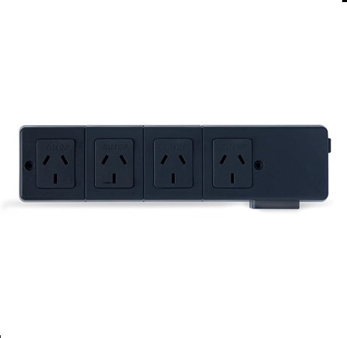ZAPATILLA KALOP 4 TOMAS SIN CABLE NEGRA C/TERMICA