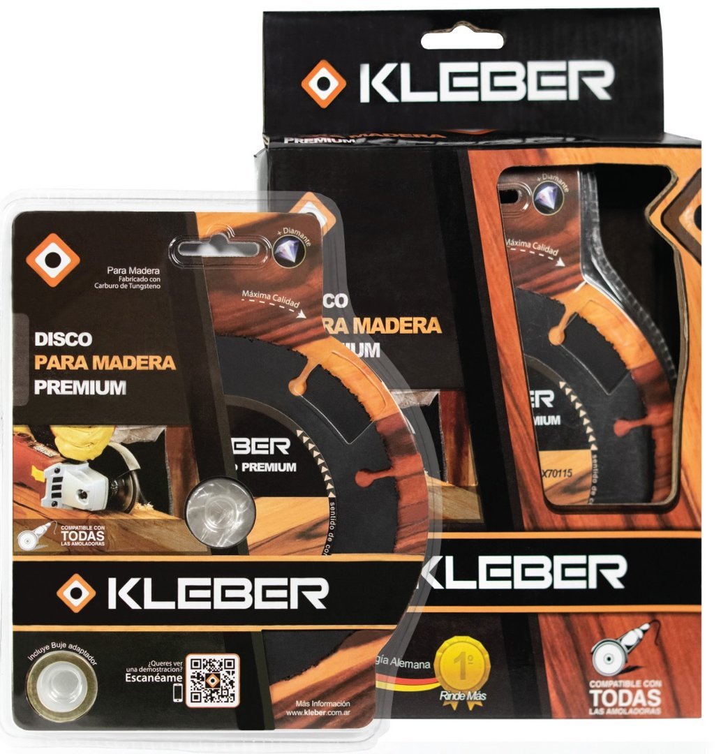 DISCO KLEBER 115MM TUNGSTENO P/MADERA LASER