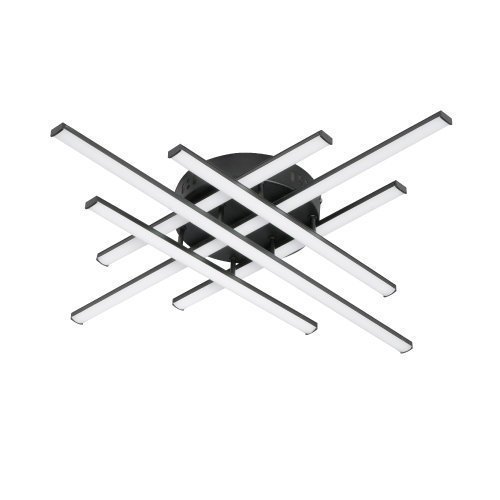 PLAFON BASTO NEGRO LED 42W 3000K