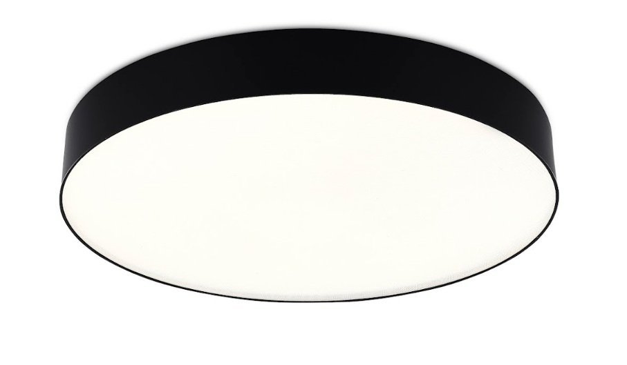 PLAFON CITY NEGRO 15W 3CCT  30 cm Diametro