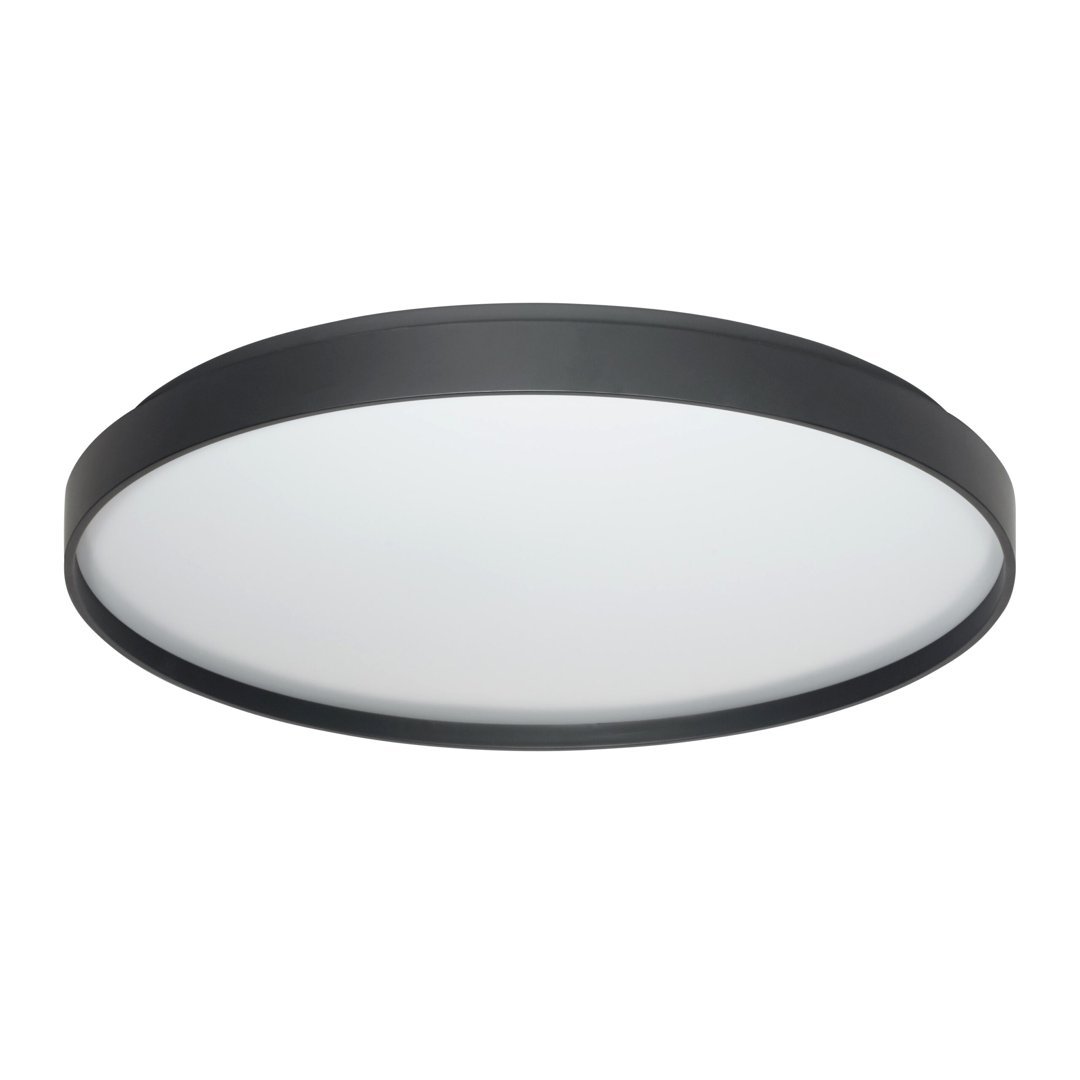 PLAFON YORK 45W NEGRO 48CM X 6CM