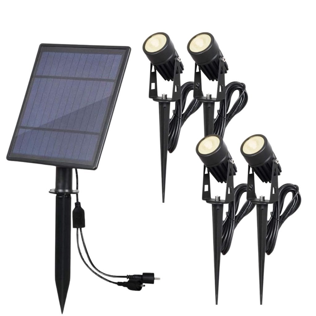 ESTACAS LED X4 SOLARES 3000K LITEX
