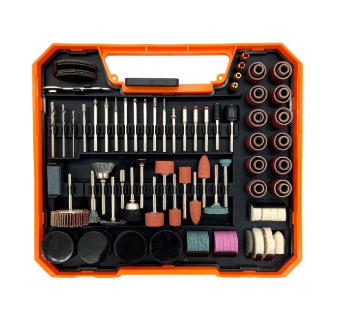 JUEGO DE ACCESORIOS MINI TORNO 217PCS  LUSQTOFF