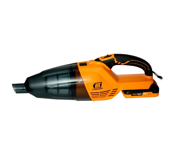 ASPIRADORA A BATERA 18V 650ML C/CARGADOR Y BATERIA LUSQTOFF