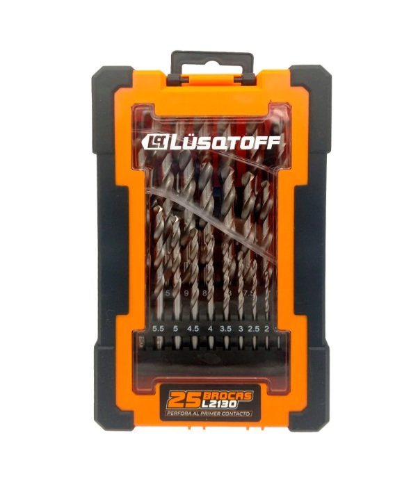 JUEGO MECHAS ACERO RAPIDO LUSQTOFF 25 PCS