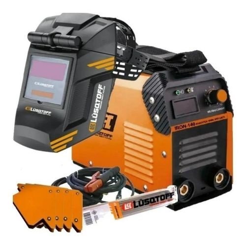 MEGA KIT SOLDADOR IRON 140 + MASCARA Y ESCUADRAS LUSQTOFF