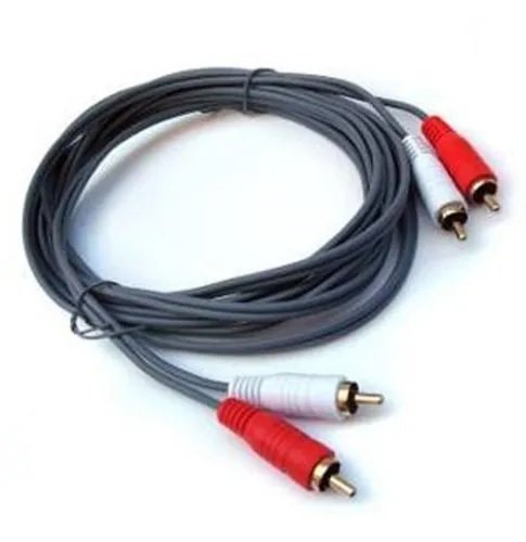 CABLE ARMADO 2 RCA MACHO A 2 RCA MACHO 5MTS LTA075