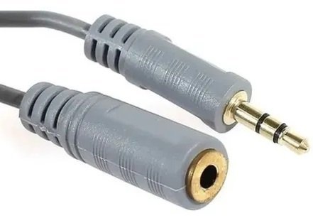 CABLE ARMADO PLUG 3.5 MACHO A 3.5 HEMBRA  1.8 MTS LTA045