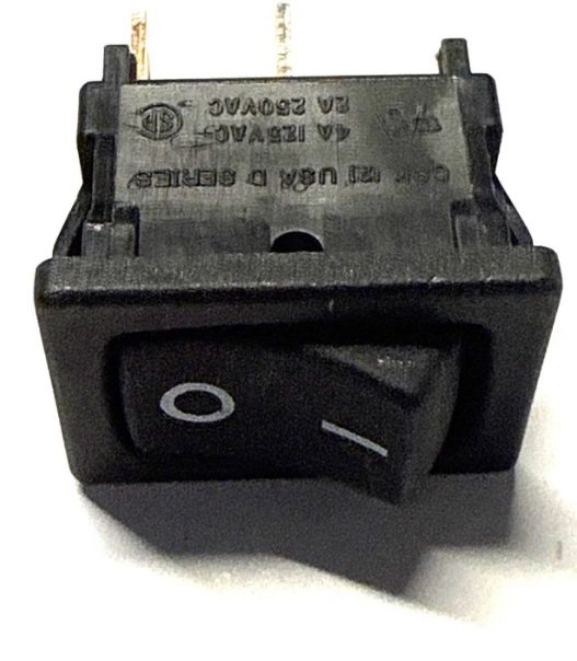 LLAVE INTERRUPTORA SPST NEGR 2P 250V ONOFF 2A