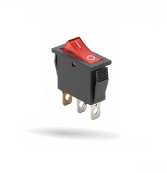 LLAVE INTERRUPTORA SPST ROJA 2P ONOFF 15A S/ LUZ