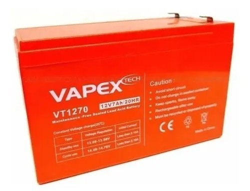 BATERIA GEL 12V 7Ah VAPEX