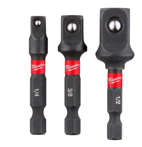 JGO DE 3 ADAPTADORES MILWAUKEE 4832-5033