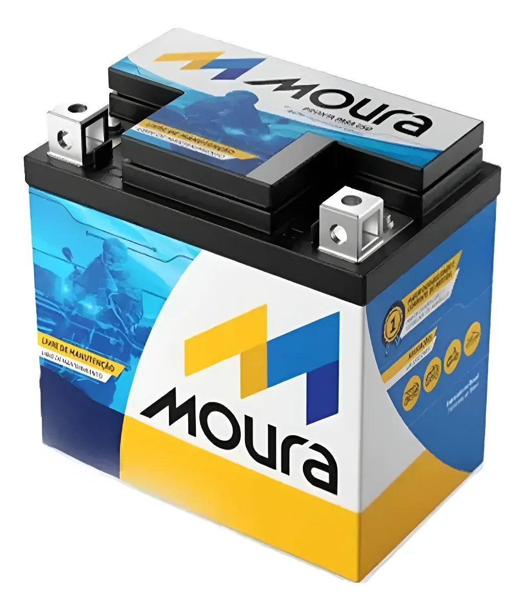 BATERIA MOURA MOTO MA6-D 11.3x7x13cm XTZ 250/TORNADO 250