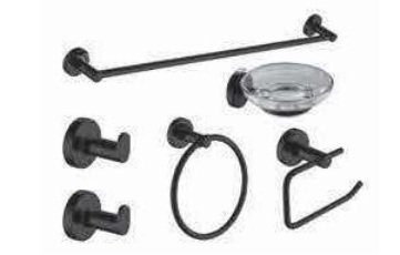 SET DE ACCESORIOS BAÑO SENSUS 6 PCS SENSUS NEGRO