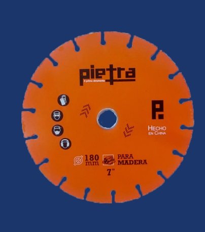 DISCO PARA MADERA PIETRA 180MM CARBURO DE TUNGSTENO