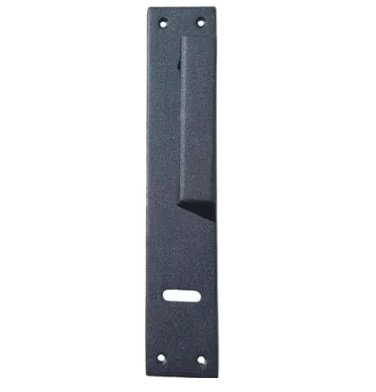 MANIJON RECTO ALUMINIO 250x50mm NEGRO MICRO