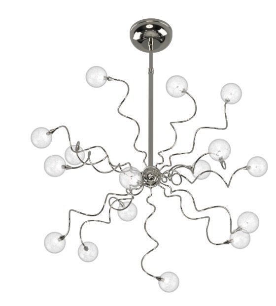 ARAÑA 16 LUCES G4 CROMO