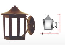 FAROL CHAPA E27  ECO 2 SC