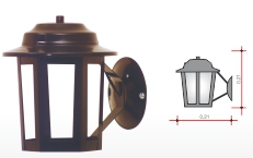 FAROL CHAPA E27  ECO 3 SC